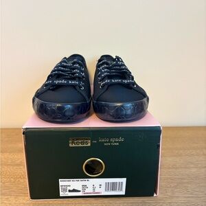 Keds x Kate Spade Kickstart Satin Navy Sneakers